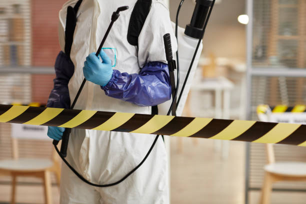 Professional Sewage Cleanup technician working in Mount Vernon, IA
